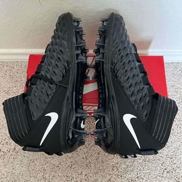 Nike Force Savage Pro 2 Mid Football Cleats Black - Picture 6 of 8